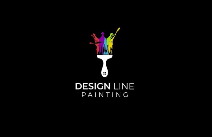 modern elegant painting logo design
