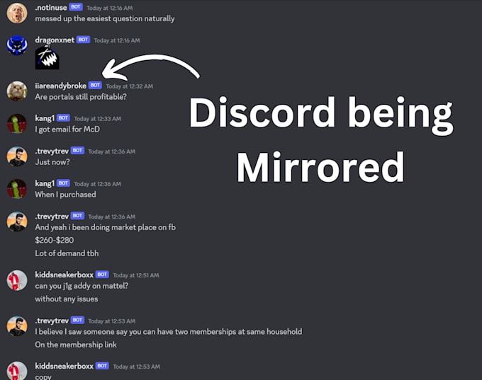 Mirror an entire discord server by Chaseneff Fiverr