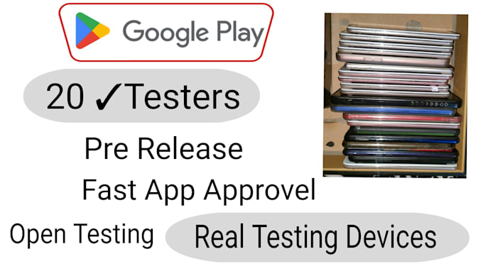 provide 20 real testers for google play console