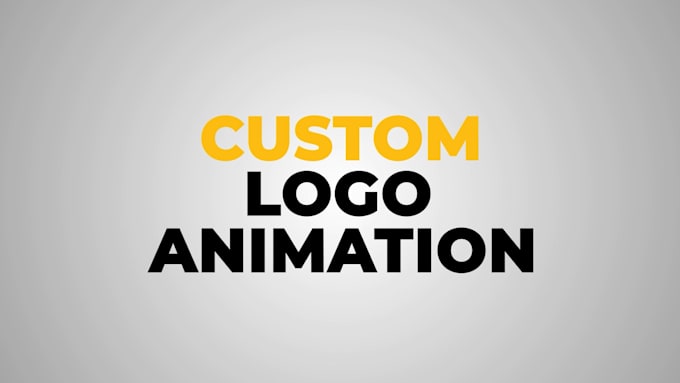 create a unique logo animation