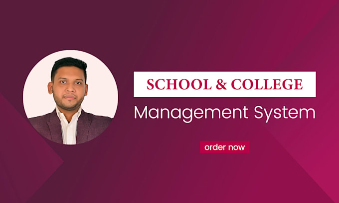 build school management system with school website development