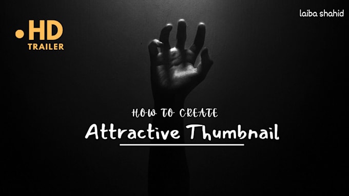 design professional youtube thumbnails