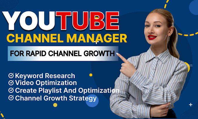 be your youtube SEO channel manager