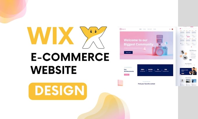 create wix landing page or redesign wix or customization