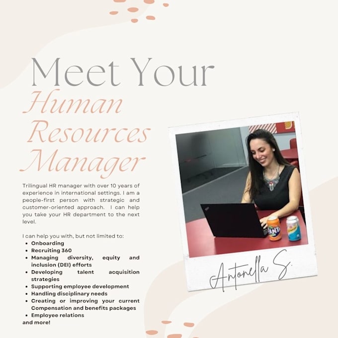 your human resources HR manager