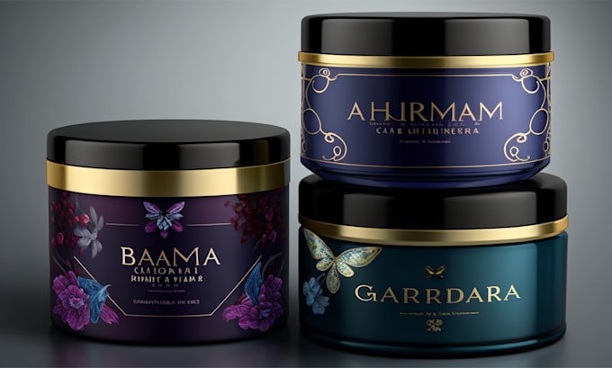 do minimalistic cosmetics label and packaging design