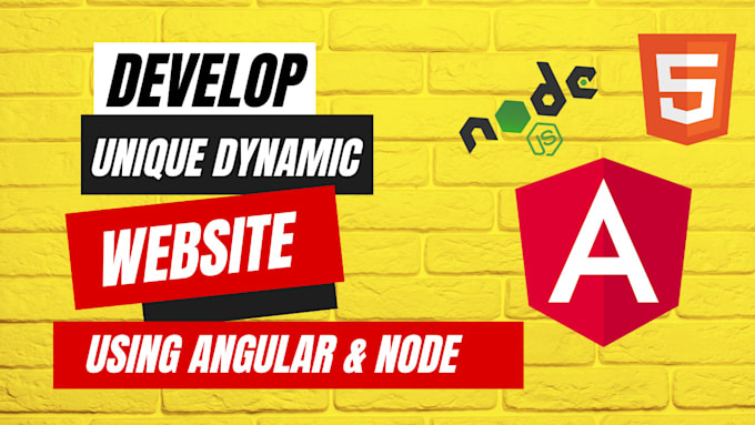 develop unique dynamic angular node website