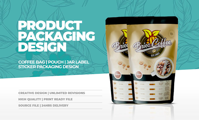 Do coffee bag, label pouch and product packaging design by Olla_designs ...