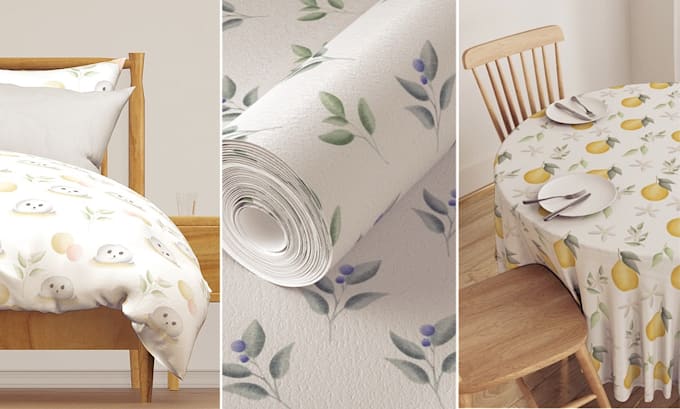 create a watercolour unique pattern