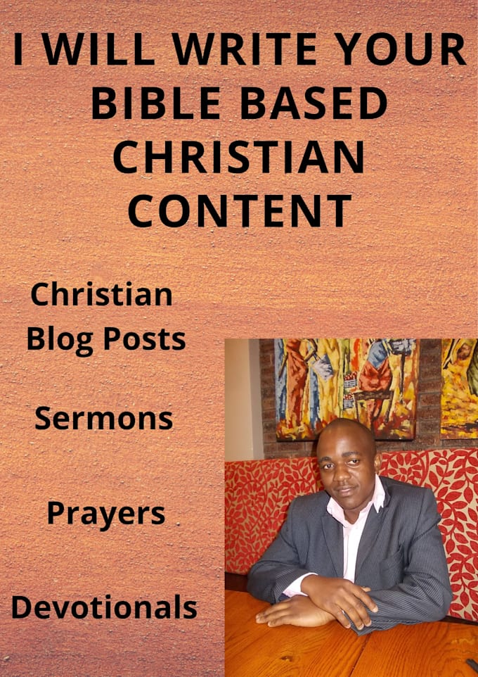 write christian blogs, sermons, prayers, etc
