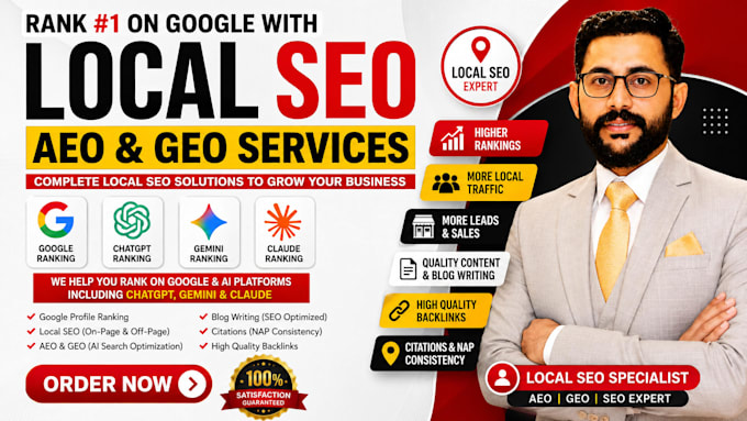 provide monthly local seo service and gbp optimization