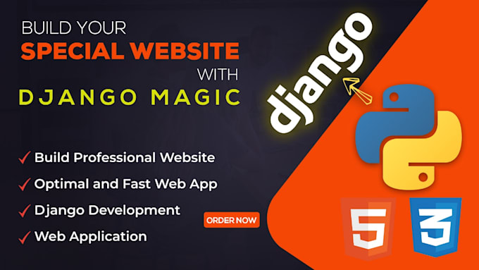 Build website with python django by Pyexpert982 | Fiverr
