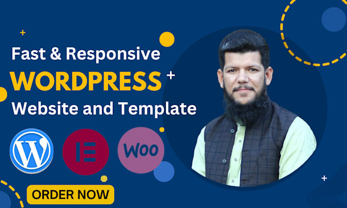 design a professional wordpress website and template