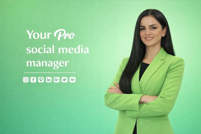 be your social media marketing manager