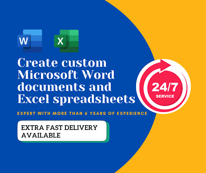 create custom microsoft word documents and excel spreadsheets