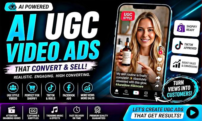create tiktok shop ugc video ads for e commerce brands