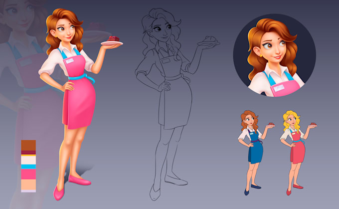 create 1 character for the game
