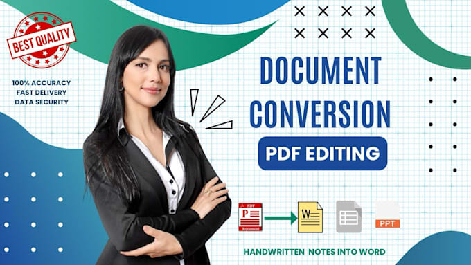 convert PDF to word, handwritten to word, ppt, excel