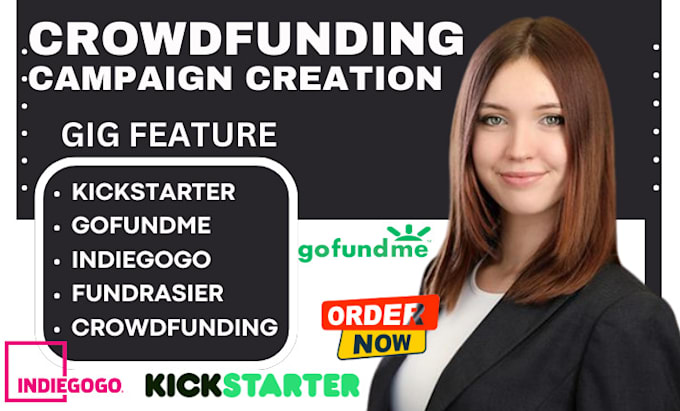 Photo inspiration: Simple Gowfunding Campaign Setup Reference: Do Crowdfunding Campaign Creation Promotion On Kickstarter Indiegogo