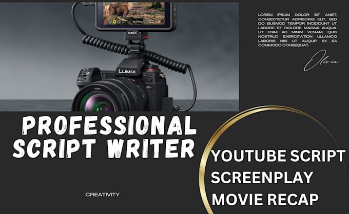 do video script writing, youtube video script writing, comedy script, screenplay
