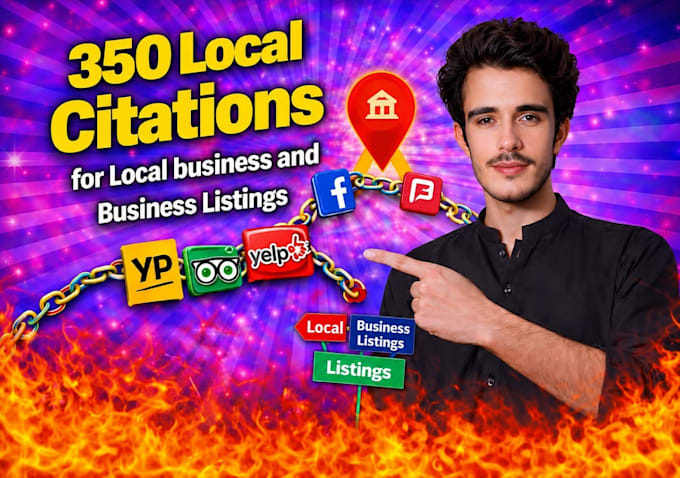 high quality 300 all country local citations for local seo