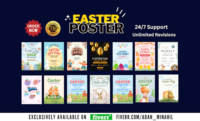 design easter, egg hunt, party, dj, and event flyer