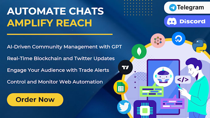 build a custom telegram or discord bot
