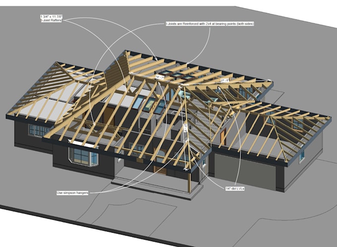 draft and model in revit