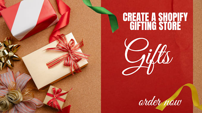 build shopify gift store, present award store, suprise package shopify store