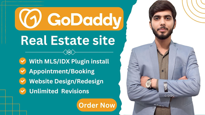 create your godaddy real estate website with mls idx integration
