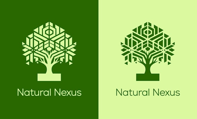 design unique and modern geometric logo design