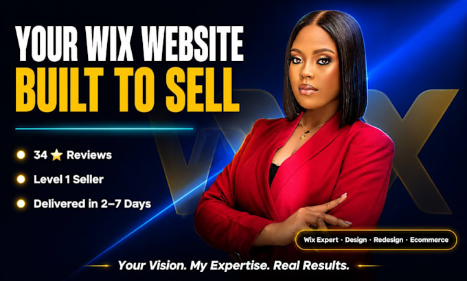 design wix website redesign wix ecommerce website or wix online store
