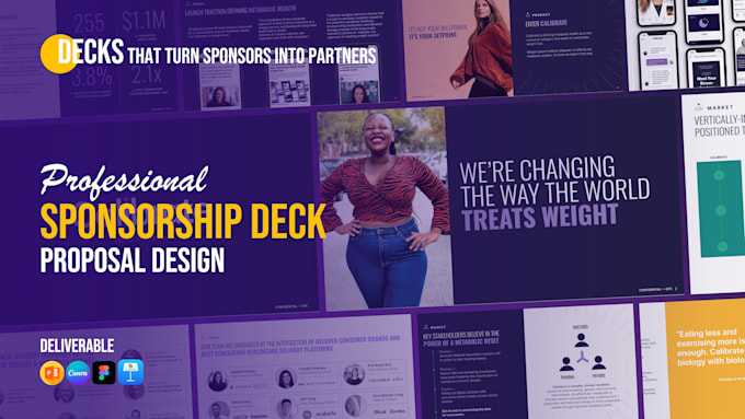 design a sponsorship deck presentation or sponsorship proposal