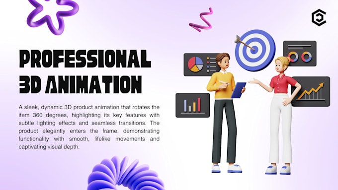 create professional 3d product animation