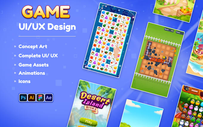 Design amazing game ui ux and game assets by Chronos_1 | Fiverr