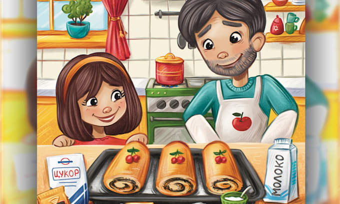 create magical illustrations for childrens books