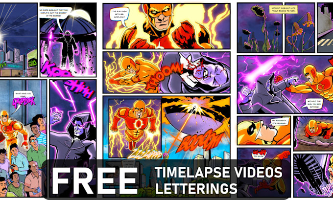 do comic book illustrations, graphic novel, comic strips