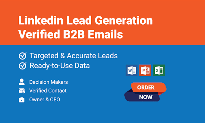 collect linkedin leads and emails for saas company