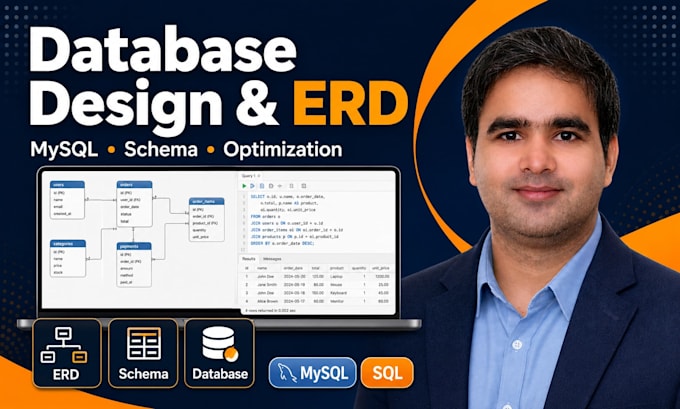 design mysql database schema, erd and optimize sql queries for your PHP apps