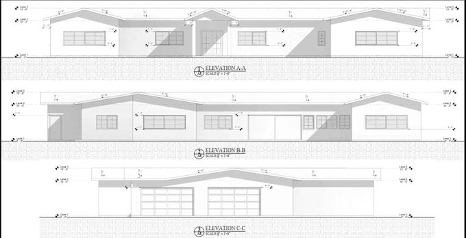 draft permitting architectural blueprints