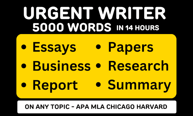 do essay writing, case study, research and summary, reports