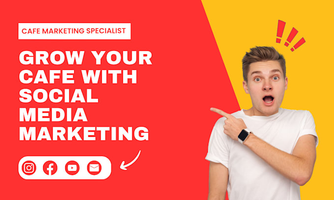 do social media marketing for cafes