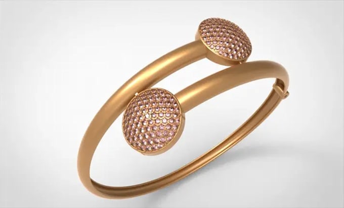 do 3d cad model jewelry design