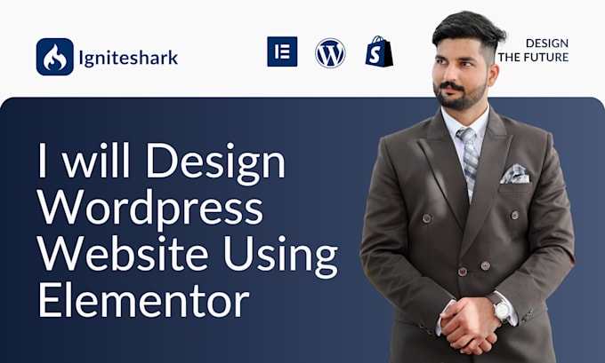 create website using wordpress with elementor website builder