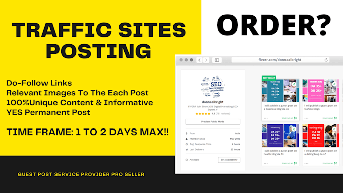 do guest post on general traffic blogs