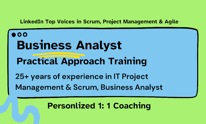 train you as business analyst
