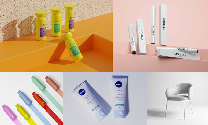 create photo realistic 3d rendering of your product