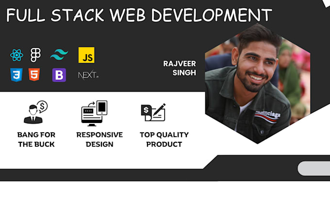 Create a modern website using react js next js with tailwind by Wprath ...