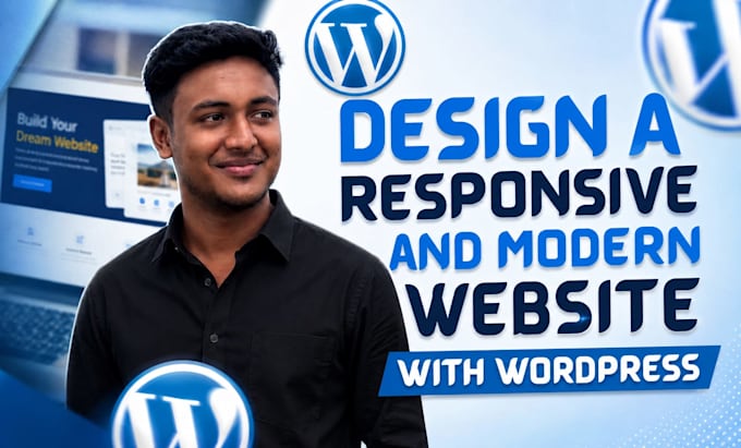 create your responsive and modern wordpress website design