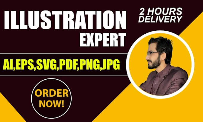 deliver vector illustration in adobe illustrator